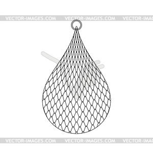 Fishing net . fishnet cartoon - vector clipart