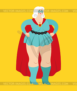 Woman superhero. Super girl in mask and raincoat. - vector image