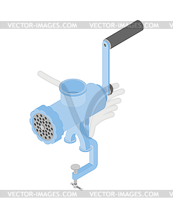 Meat grinder . mincing machine. hasher. meat-chop - vector clipart