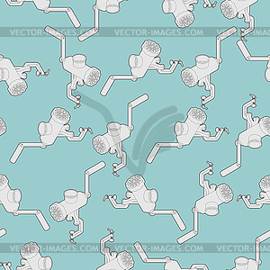 Meat grinder pattern seamless. mincing machine - vector clipart