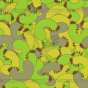 Army pattern seamless Beetle larva. Military Bug - vector clipart