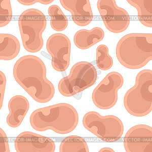 Human Ears pattern seamless. ear background. texture - royalty-free vector clipart