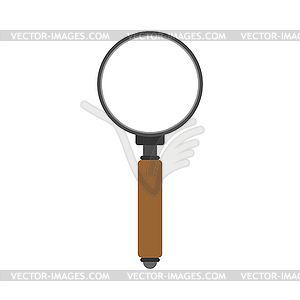 Magnifying glass . Magnifier illustratio - vector image