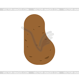 Potatoes . Cartoon Vegetable. Food - vector image