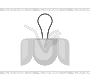 Christmas Hang Rope Loop  - vector clipart