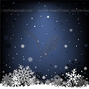 Dark blue snow mesh background - vector clip art