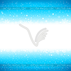 Winter blue background with textarea - royalty-free vector image