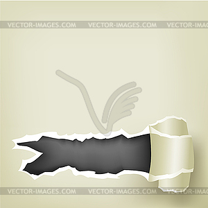 Torn paper - vector EPS clipart