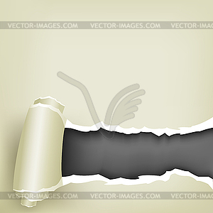 Wrapped paper - stock vector clipart
