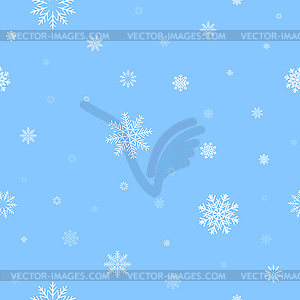 White snow pattern - vector clipart