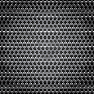 Metal grid background - white & black vector clipart