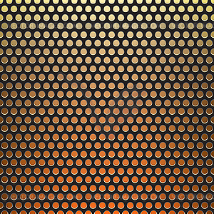 Metal grid fire background - vector image