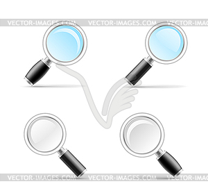 Magnifying glass - vector clipart