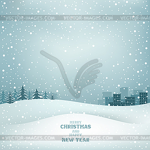 Christmas winter - vector clip art