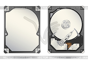 Hard drive - vector image