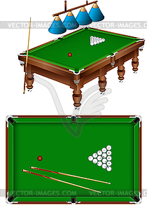 Russian billiard - vector image