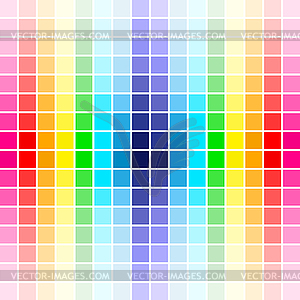 Palette rainbow colors - vector clip art