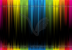 Iridescent light on black background - vector clipart