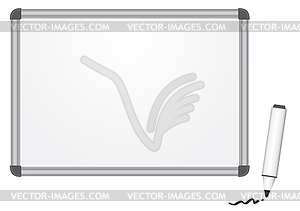 Magnetic marker board - vector clipart