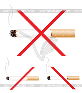 No smoking - vector image