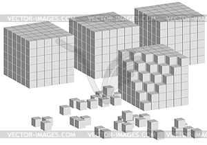 Cubes - vector image