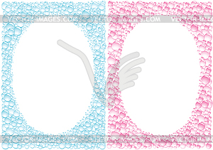 Drops framework - vector clipart