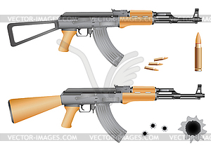 АК-47 - векторное изображение