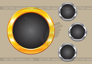 Sparkling circles - vector EPS clipart