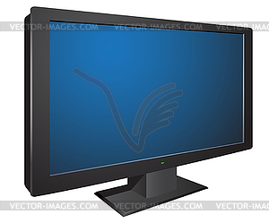 3d tv wide - vector image