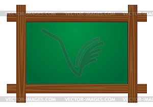 School wooden board - vector clipart