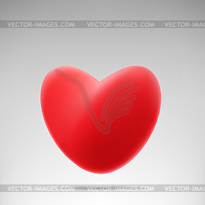 Red like heart - vector clipart