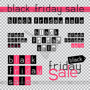 Black friday sale - vector image