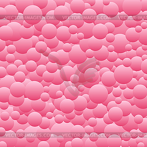 Cartoon buble pink circles - vector image