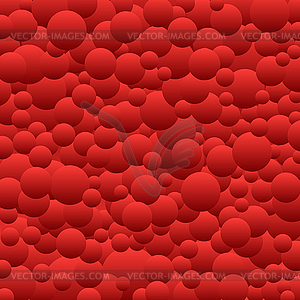 Cartoon buble red circles - vector image