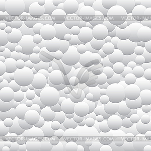 Cartoon buble white circles - vector clipart
