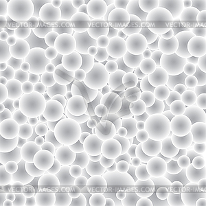 Gradient buble white circles - vector clipart