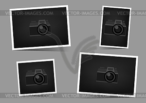 Разные фотографии с тенью - клипарт Royalty-Free