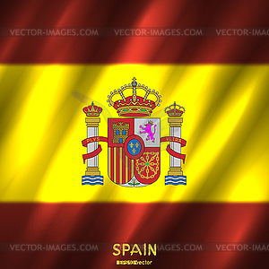 National Spain flag background - vector clip art