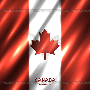 National Canada flag background - vector image