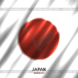 National Japan flag background - vector clipart