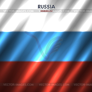 National Russian flag background - vector clipart