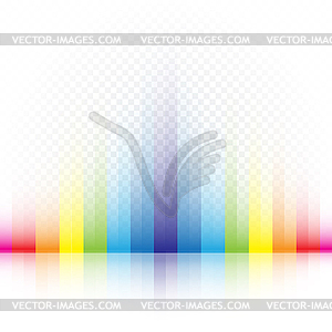 Rainbow striped colors background - vector clip art