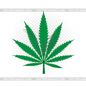 Cannabis sign symbol icon - vector clip art