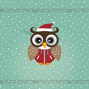 Owl art theme - vector clipart