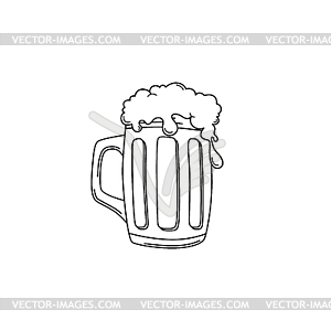 Cold beer theme - vector clipart