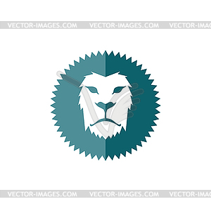 Lion head template - vector image