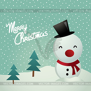 Merry christmas - vector image