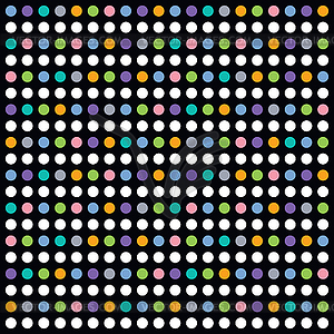 Colorful dot theme art pattern - vector image