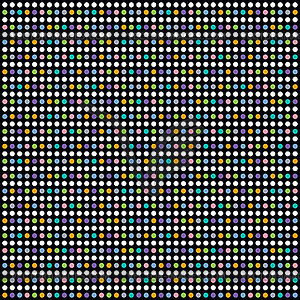 Colorful dot theme art pattern - vector clipart