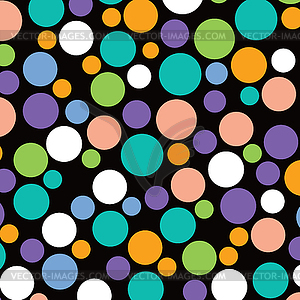 Colorful dot theme art background - vector clipart